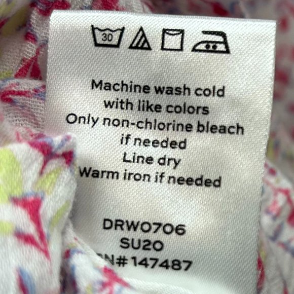 Draper James | Floral Bow Strapped Smocked Dress - Picture 7 of 8